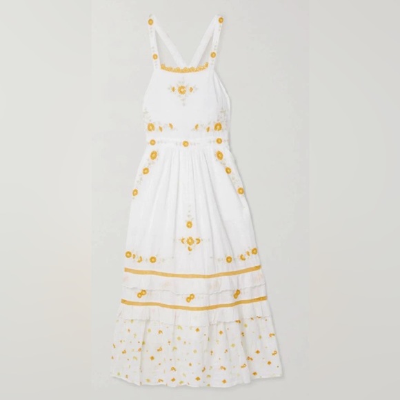 LoveShackFancy *NWT* Asher midi dress - size 10 - Picture 4 of 8